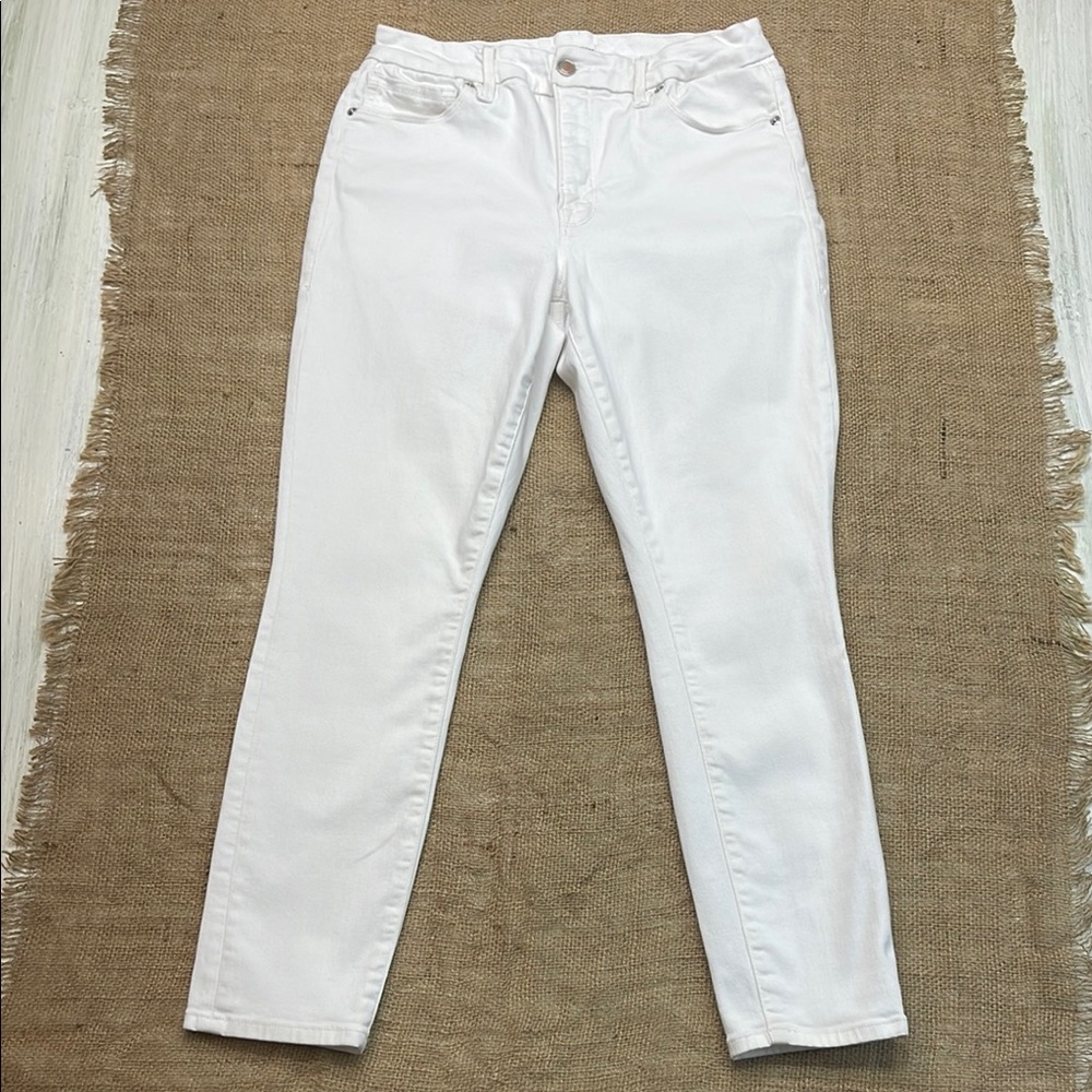 Good American White Skinny Jeans Sz 10/30